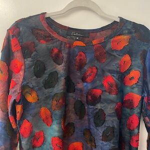 CALEOOA Knit Top/Gorgeous/ travel piece/3/4 Sleeves/Modest